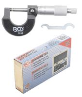 Präzisions Mikrometer / Bügelmessschraube,  0,01mm, 0-25mm