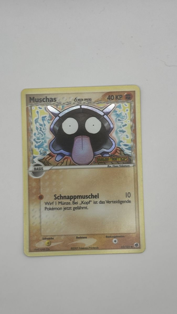 Pokémon Sammelbilder & Trading cards: Muschas Ex Dragon Frontiers Holo reverse 63/101 – Gebraucht aus Belprahon von Rob_ain