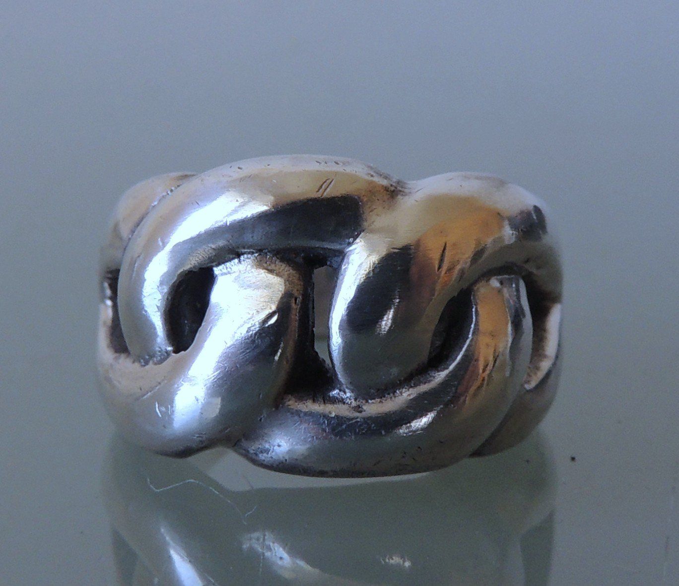 Anelli: BUDDHATOBUDDHA Silber 925 Fingerring Gr. 54 – Usato da Waldenburg venduto da schaller707