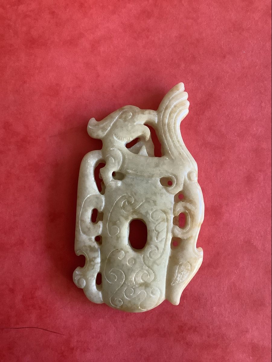 Ciondoli: Altes Jade Amulett – Usato da Zürich venduto da Albatros57