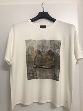 Monari T-Shirt mit Taschendruck – Gr. 44. Neu