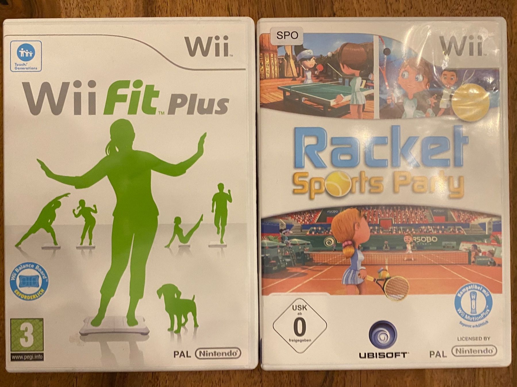 Nintendo Giochi: 2 Wii Spiele: Wii Fit Plus & Racket! – Nuovo (secondo la descrizione) da Reinach BL venduto da edith_4153