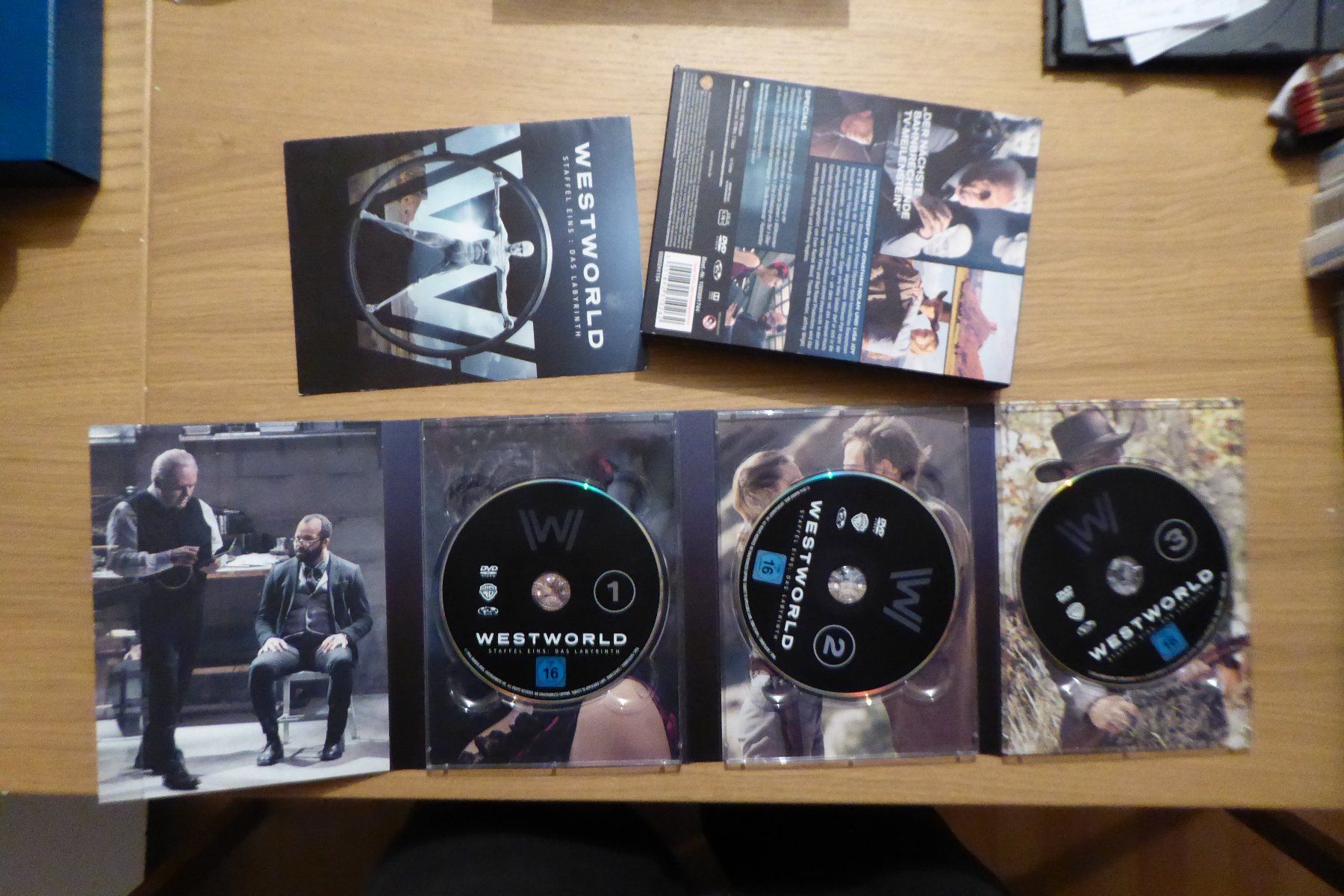 Tutti i DVDs: DVD Westworld Staffel 1 Das Labyrinth Digipack Edition – Usato da Allschwil venduto da Summelsarium 1