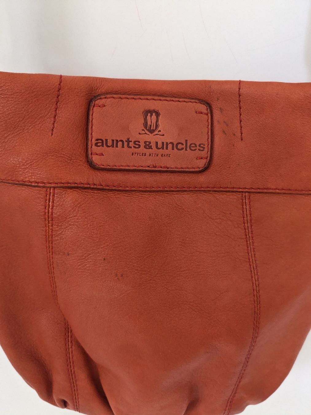 Aunts & Uncles Borse da donna: Tasche aunts & uncles Leder orange  – Usato da Rorschach venduto da olg_5qq2 1