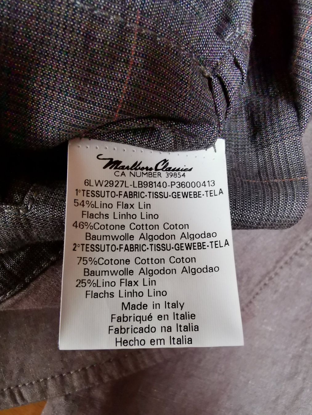 Marlboro Giacche: Blazer / Jacket Herren, grau-braun, MARLBORO CLASSICS – Nuovo e nell'imballaggio originale da Seuzach venduto da NaehdesignMirjam 8