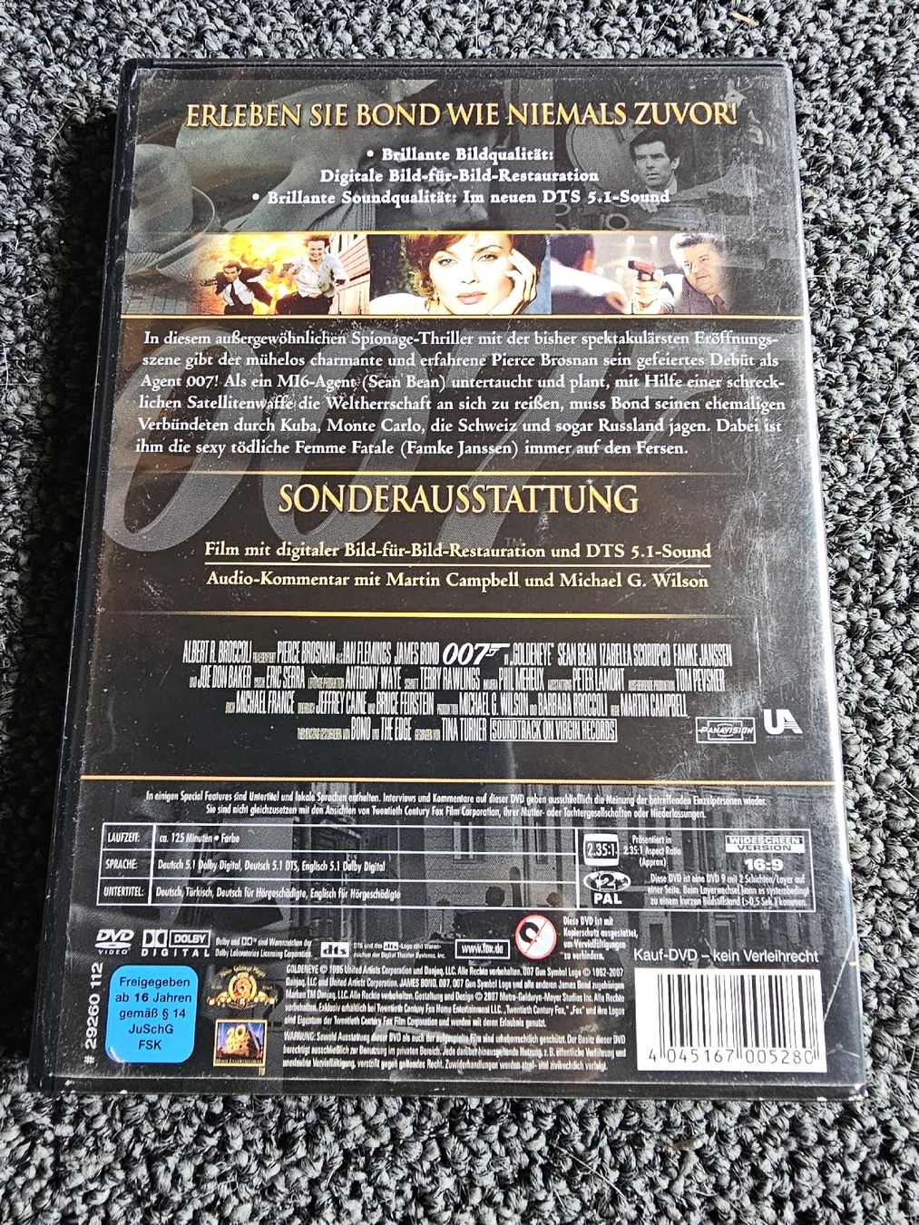 Tutti i DVDs: 007 Goldeneye (22233) – Usato da Ruswil venduto da jan_bxl5 1
