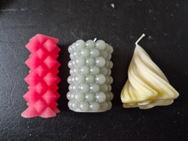 3er Set spezielle Duftkerzen, Neu! KERZE