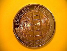 Gedenkmünze 5 Fr. - Escalade de Genève - 2002