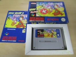 Yogi Bears Cartoon Capers Super Nintendo SNES Super NES