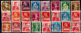 24 HELVETIA BRIEFMARKEN GESTEMPELT - ERHALT SIEHE SCAN  -119