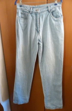 Jeans Helline von heine, Gr. 40, hellblau mit Pailletten %