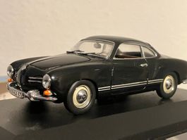 Minichamps VW Karmann Ghia schwarz 1:43 OVP