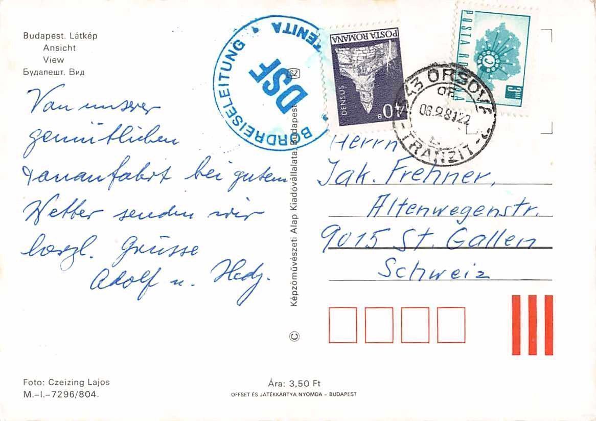 Cartes postales: GRUSS von der DONAU-SCHIFFFAHRT mit SCHIFFS-O – D'occasion à Winterthur par SchatzchischtliWinti 1