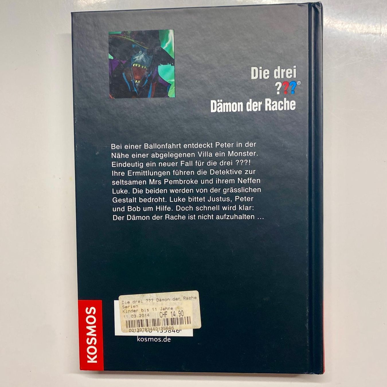 Libri: Die drei ??? Dämon der Rache - Top Zustand – Usato da Krauchthal venduto da SamsPuce 1