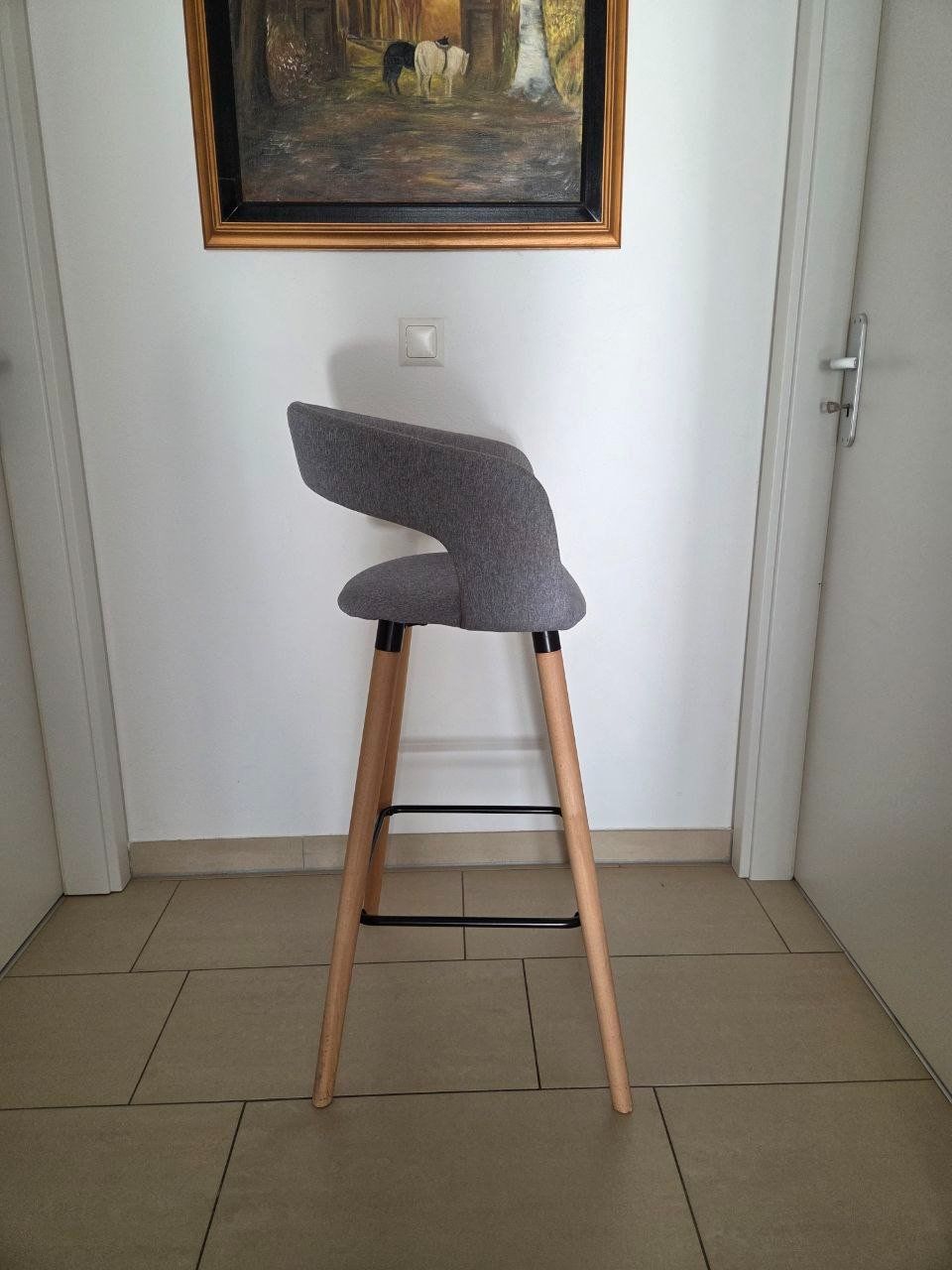Conforama Stühle: Chaise Conforama grise - bon état – Gebraucht aus Penthalaz von Painda 2