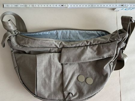 Pinqponq Bay Bauchtasche Hip Bag grau - nachhaltig recycelt