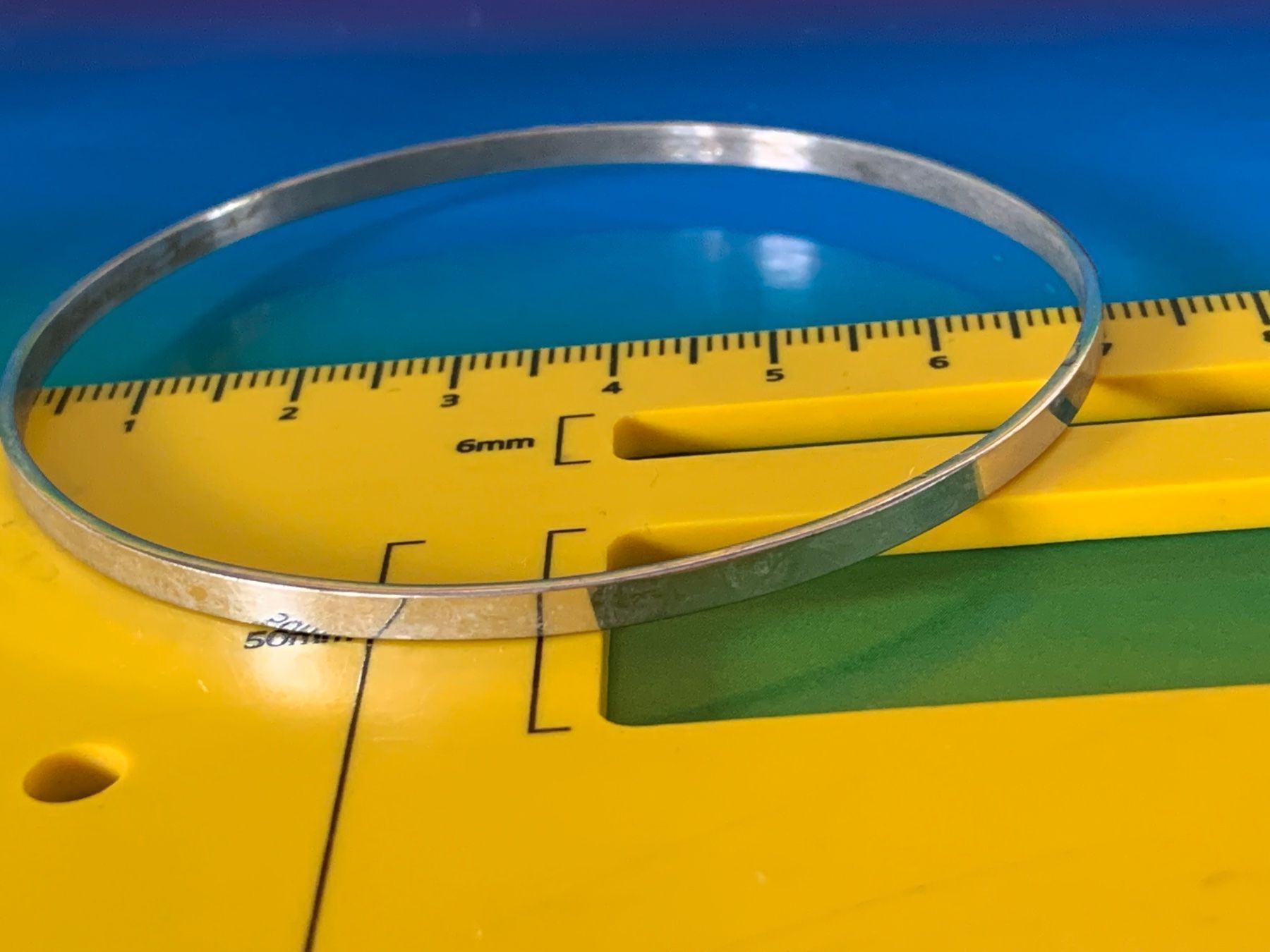 Bracciali & Braccialetti: Armreif silber schlicht und uni – Usato da Dittingen venduto da Bijoubelle 3