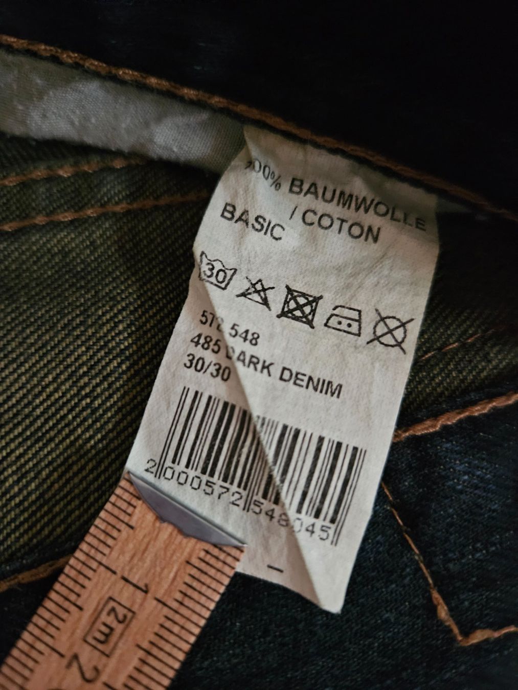 Jeans: Denim Dark Jeans 30 x 30 – Usato da Tann venduto da Pepiino 6