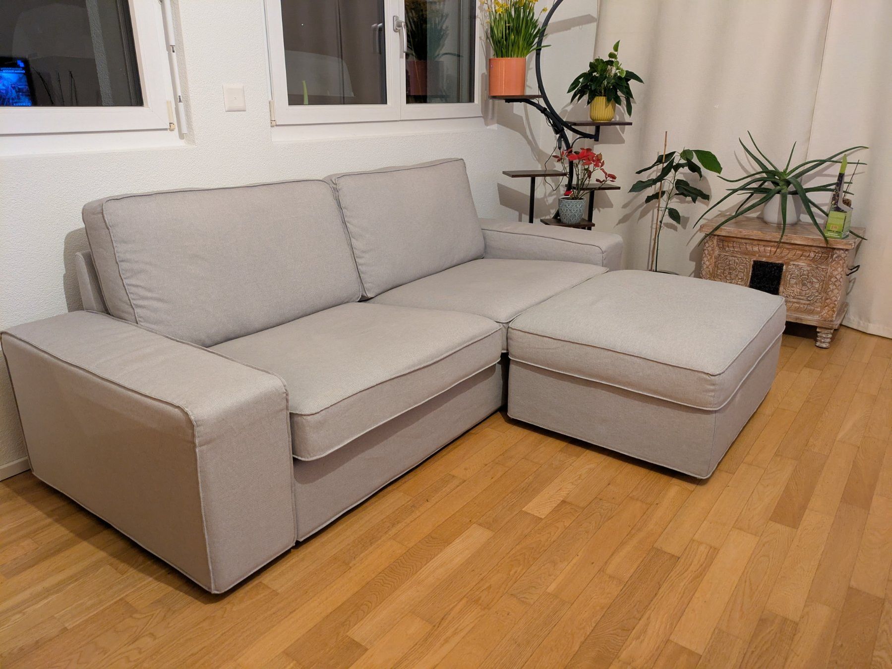 Divani: 3er Sofa mit Hocker – Usato da Zürich venduto da tho_9vp5 2
