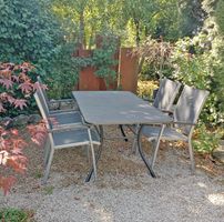 Gartentisch Metall mit 4 Stühlen