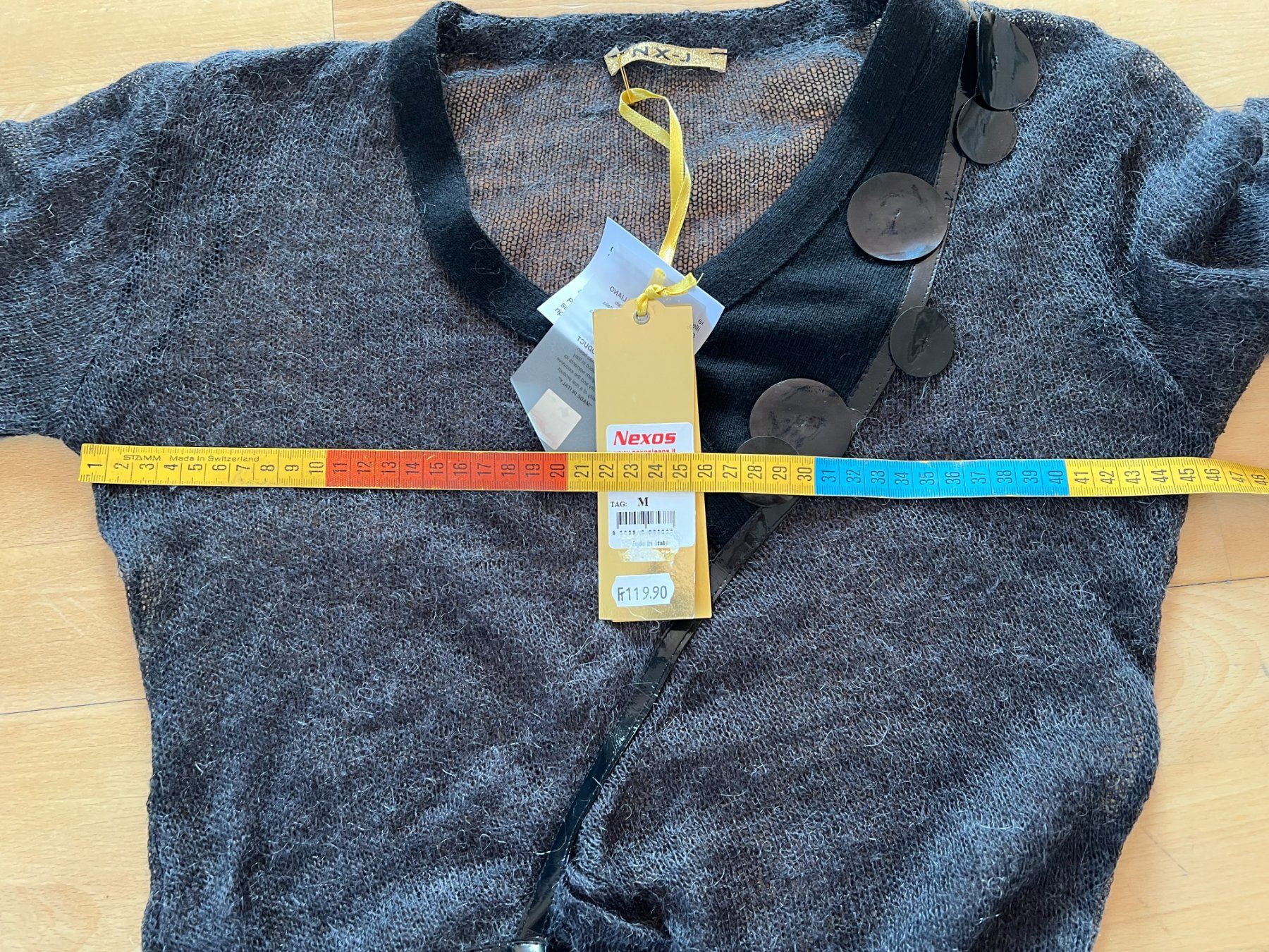 Maglioni & Felpe: NEXOS Damen Pullover, transparent in Gr. M, Schwarz, NEU – Nuovo e nell'imballaggio originale da Worb venduto da farben20zauber 3