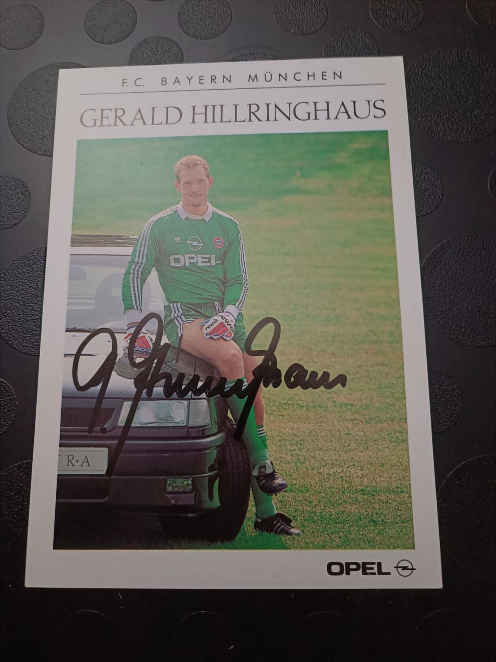 Autografi: Gerald Hillringhaus - Bayern München - handsigniert – Usato da Menziken venduto da Artographs