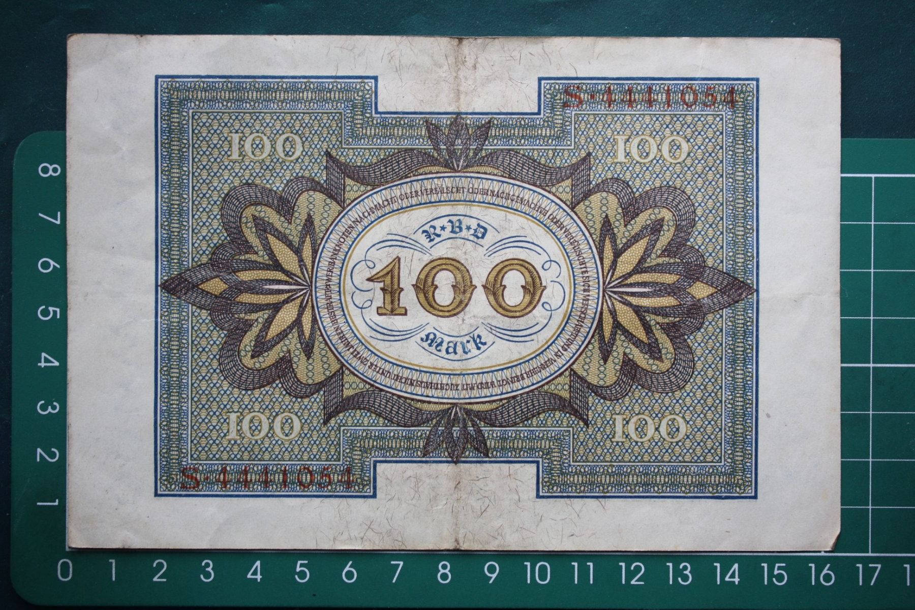 Banknoten: currency reichsbanknote 100 Mark 1920 – Gebraucht aus Laupen BE von Gufi57 1