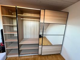 Complete IKEA PAX Wardrobe Set | 250 cm | Sliding Mirror Doo