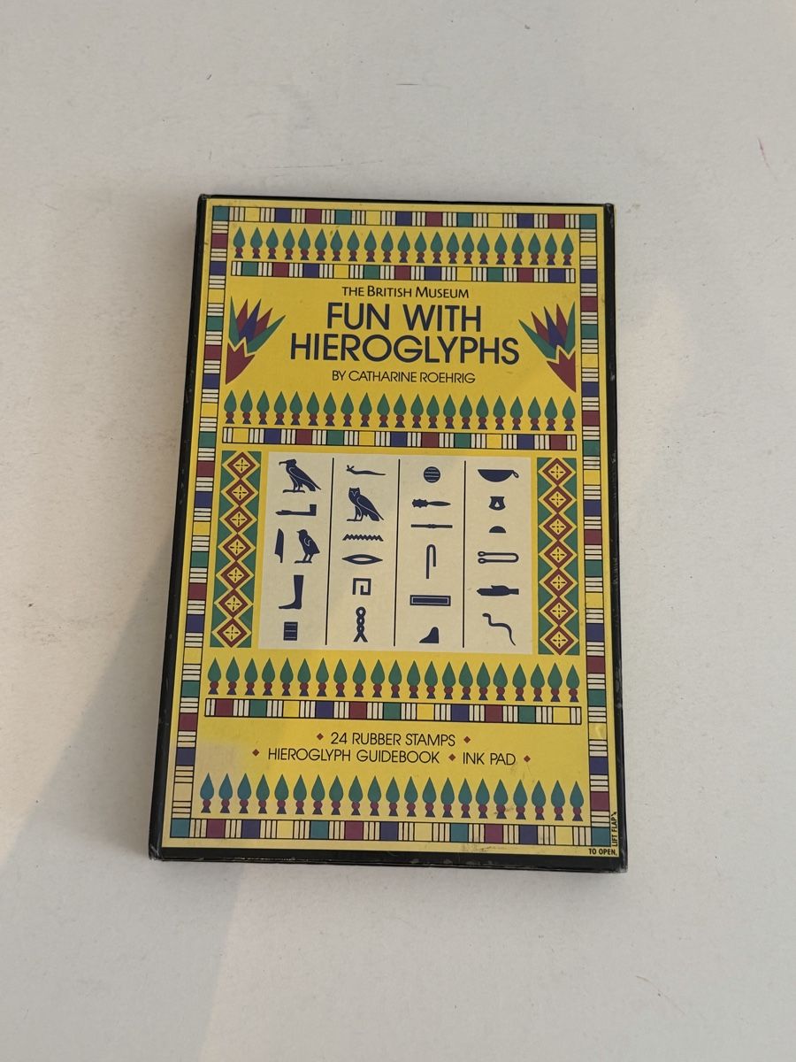 Giochi: British Museum Fun With Hieroglyphs Komplett Set – Usato da Genève venduto da sho_67qj