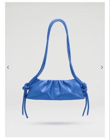 Ölend Dumpling Handtasche blau neu