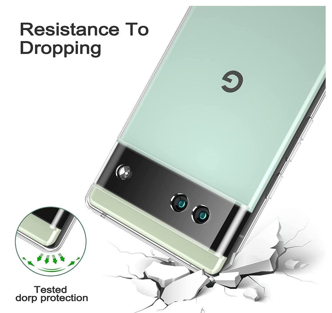 Cover & Protezioni schermo: Google Pixel 6a Hülle Case transparent TPU dünn weich – Nuovo e nell'imballaggio originale da Rorschacherberg venduto da elektrofreak 5