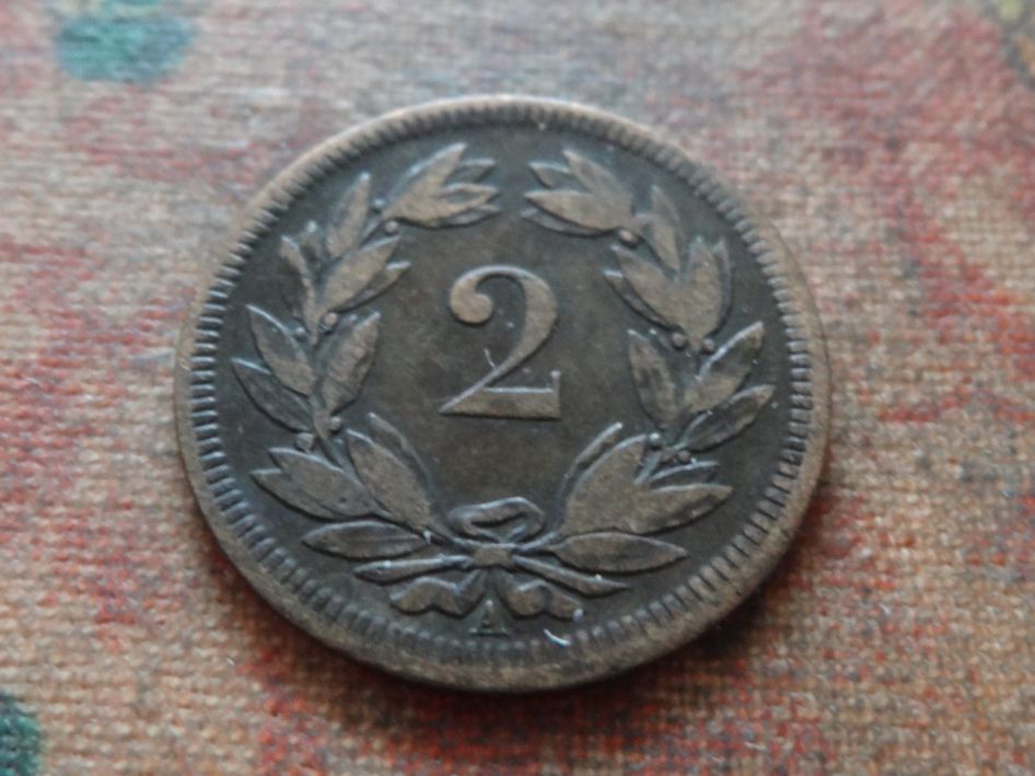 Tutti le monete: 2 Rp. 1851   (A) – Usato da Romanel-sur-Lausanne venduto da Swift13 1