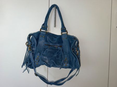 GAVE LUX Blue Shoulder Bag–Like New | Elegant Designer Style