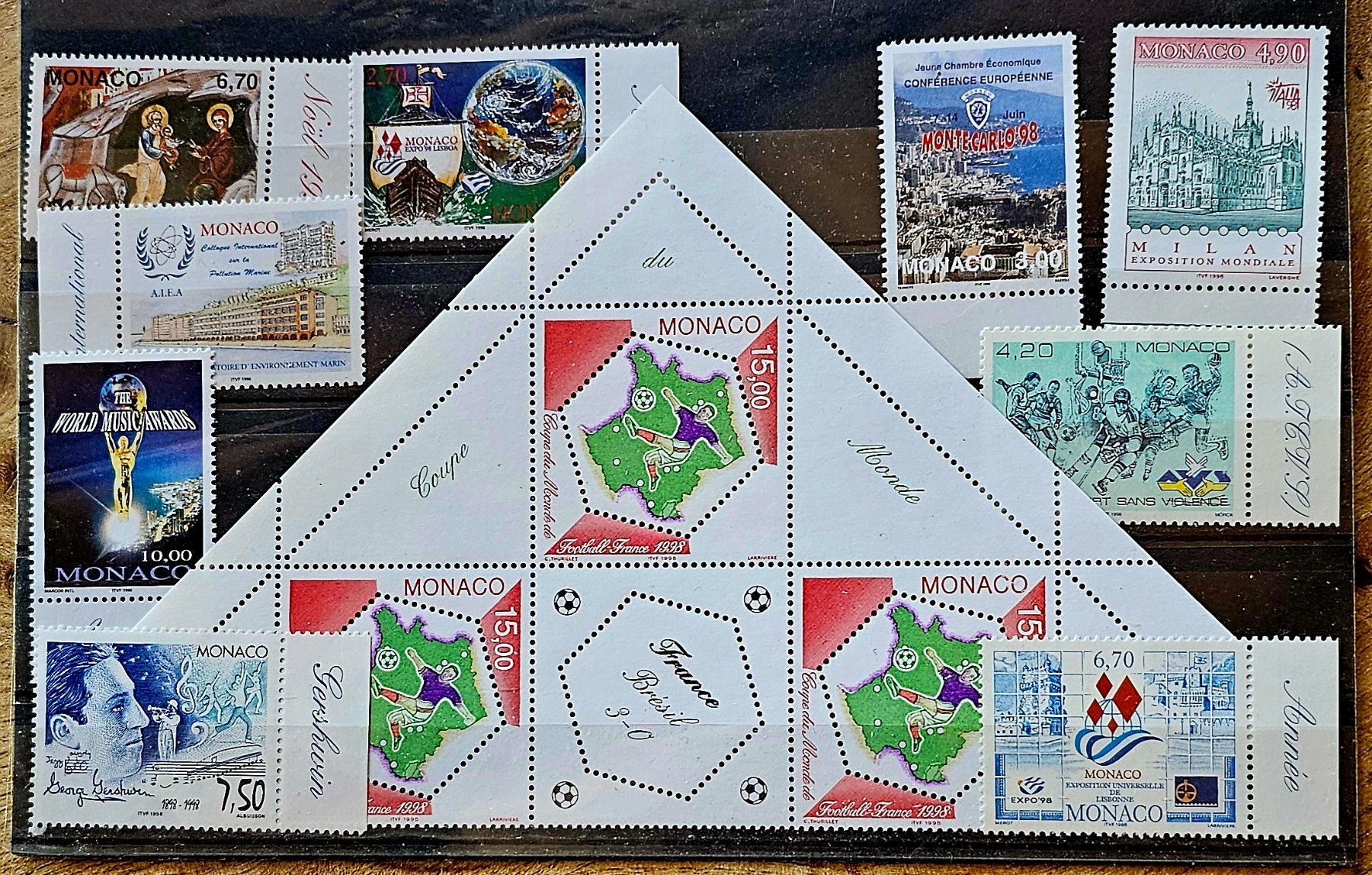 Tutti i francobolli: MONACO timbres neufs ** ~1998 – Nuovo (secondo la descrizione) da Les Valettes venduto da Nuba1