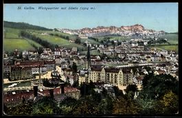 AK St. Gallen, Westquartier mit Säntis