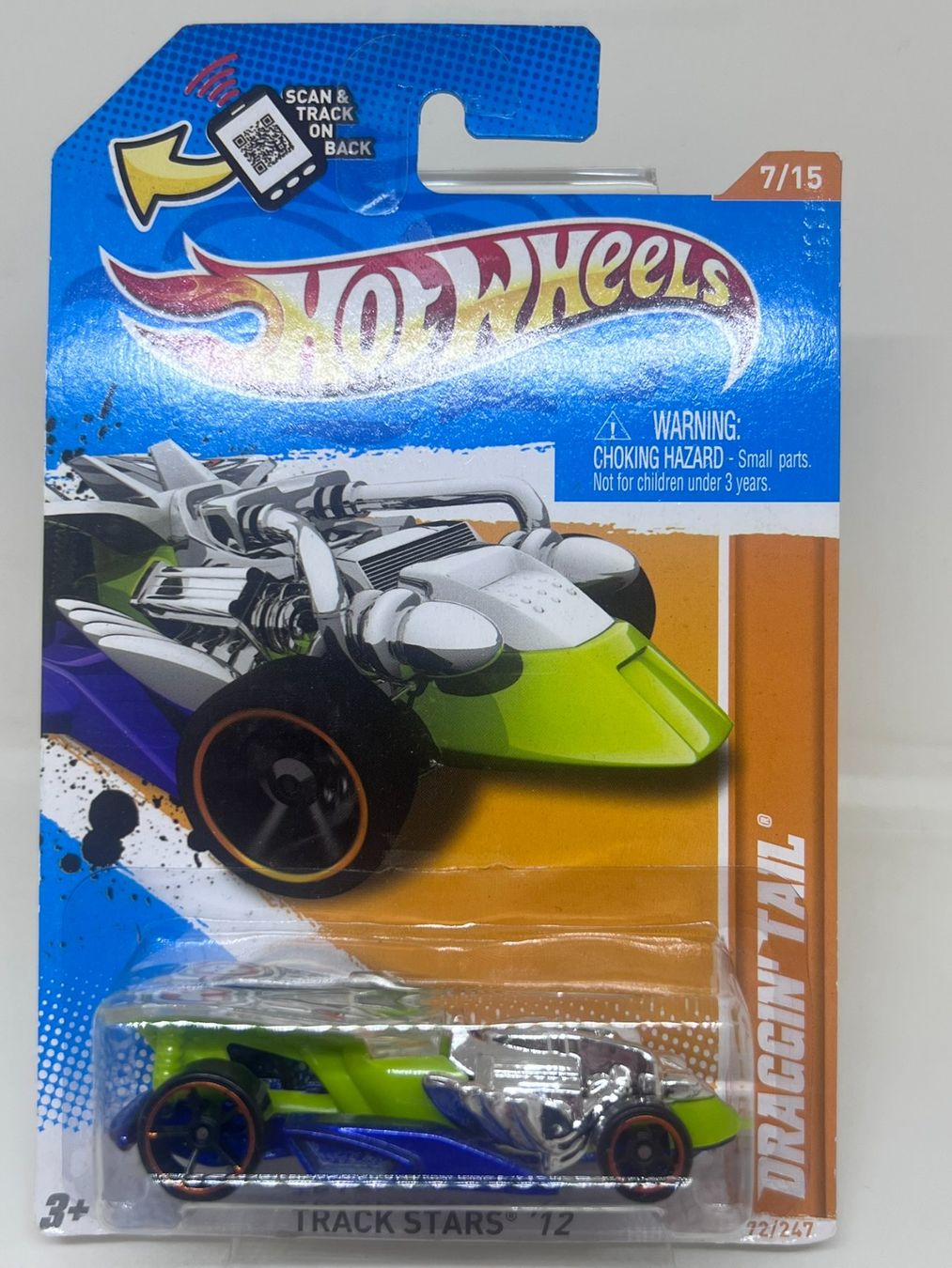 Hot Wheels Modellini d'auto: Hot Wheels Draggin' Tail – Nuovo e nell'imballaggio originale da Wildegg venduto da LaaBoutique