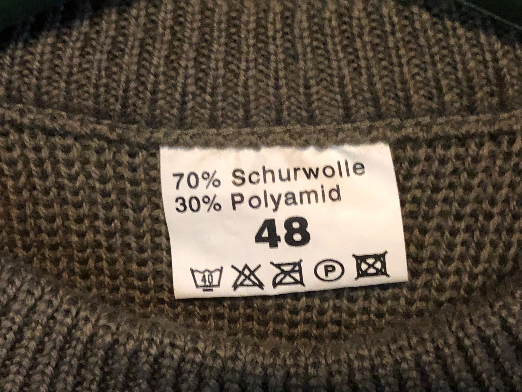 Schweizer Armee Uniformi: Schweizer Armee Instruktor Pullover Instruktoren Uniform – Usato da Madiswil venduto da TEMISO 3