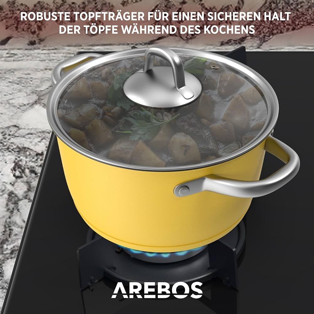 Elettrodomestici da cucina: Gasherd Glas 70cm 5 Brenner - Neu – Nuovo (secondo la descrizione) da Nebikon venduto da warendiscount 4