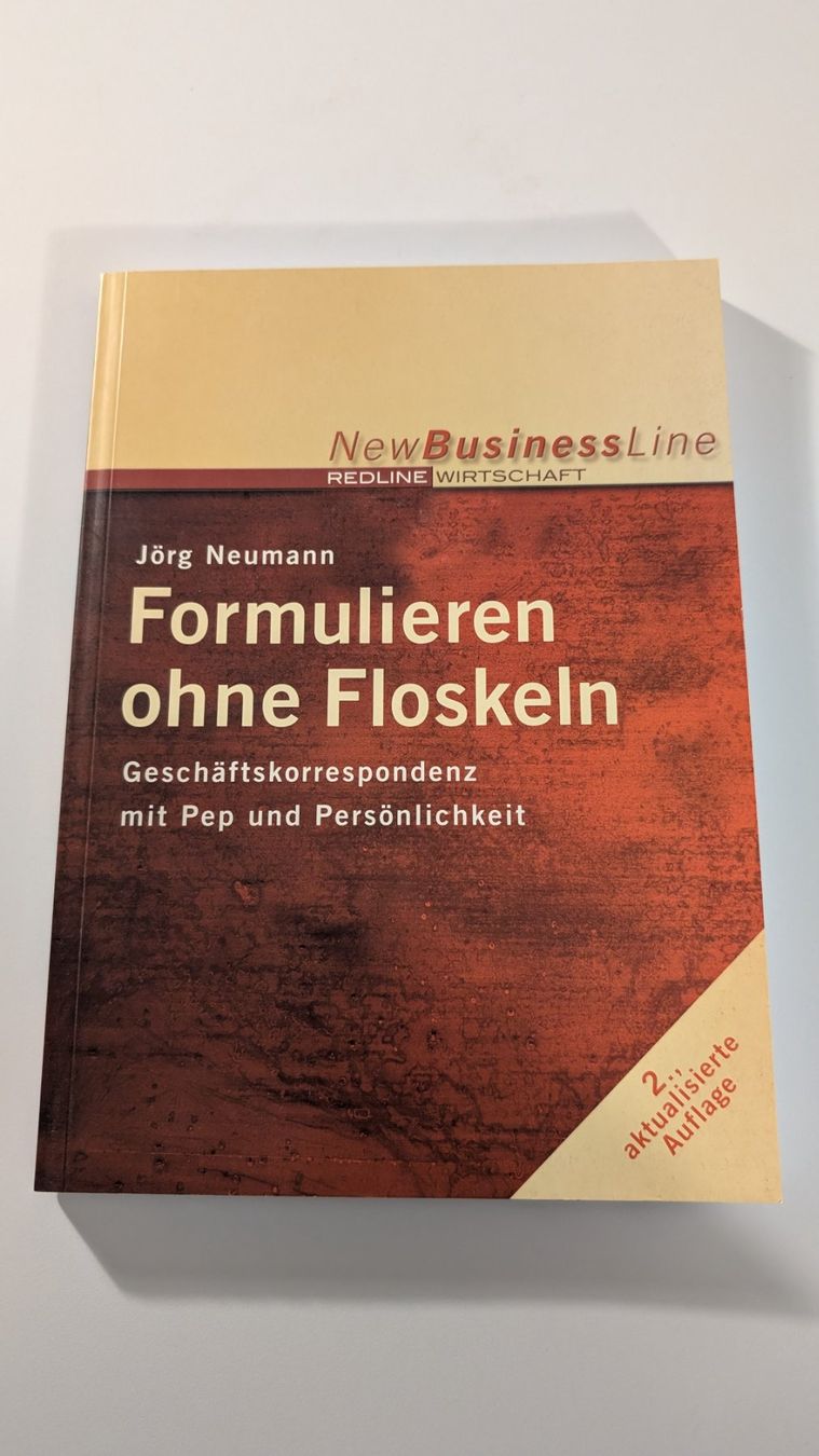 Bücher: Formulieren ohne Floskeln – Gebraucht aus Baar von Arthur_Fooksayk