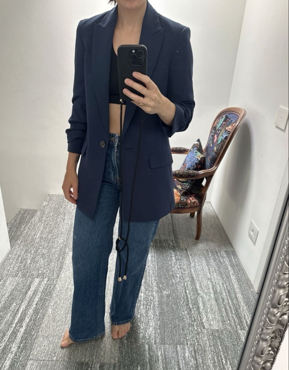 We Giacche: WE Blazer dark blue size 34 new condition – Nuovo (secondo la descrizione) da Sementina venduto da NinaDel