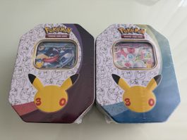 🔥2x EN TIN BOX POKEMON 30TH CELEBRATIONS 🔥