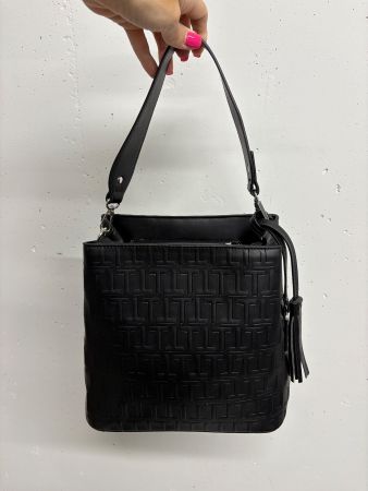 Tamaris Schultertasche schwarz Tasche Beuteltasche