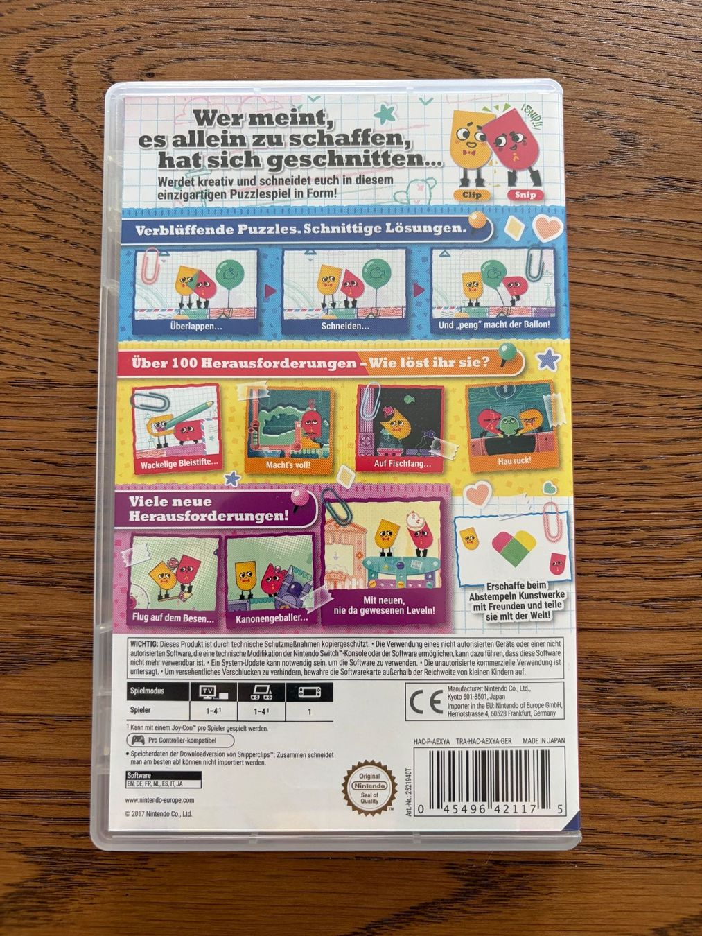 Nintendo Jeux: Nintendo Switch Snipperclips Plus – D'occasion à Wald ZH par Apy 1