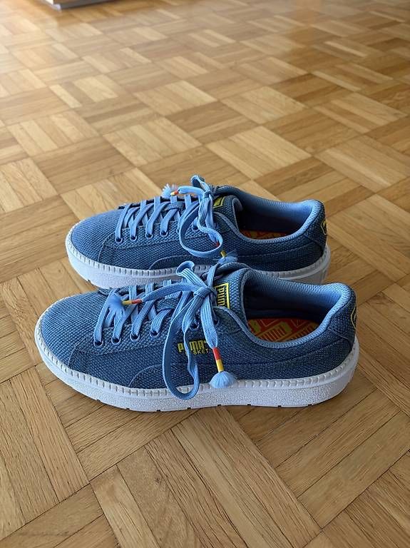 Puma Scarpe da donna: Puma Basket Platform Trace Denim – Usato da Aadorf venduto da Aleks99 1