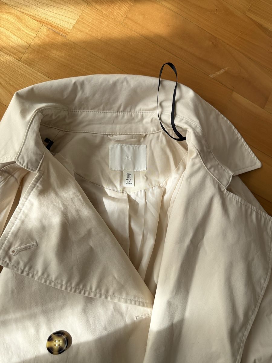H&M Mäntel: H&M langer Trenchcoat, Grösse S, hellbeige – Neu (gemäss Beschreibung) aus Lachen SZ von ali_5xw5 3