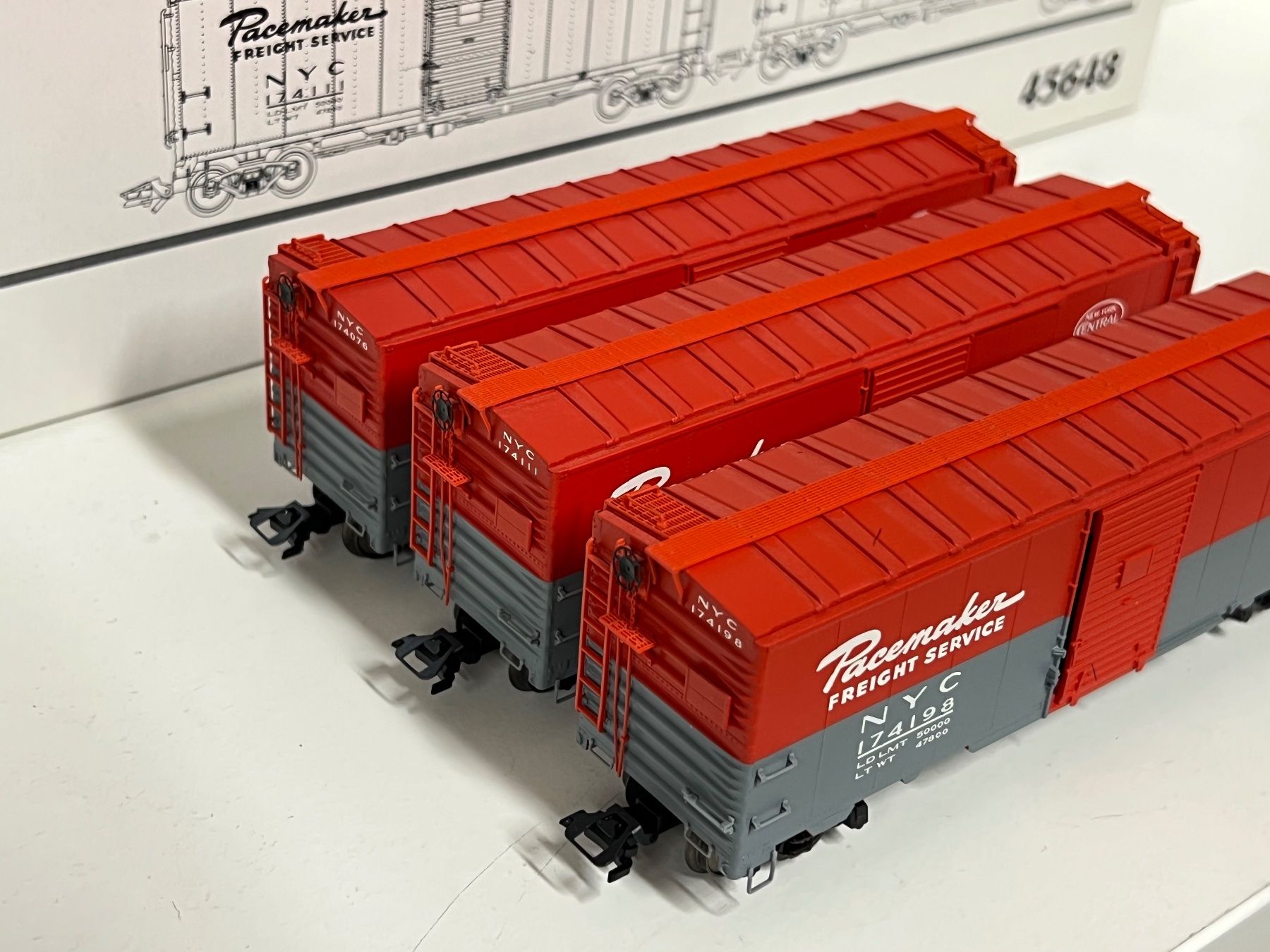 Märklin Trains électriques: Märklin 45648  Freight Car Set Pacemaker NYC  H0 AC – Neuf (Voir description) à Neuenhof par ludovicco 5