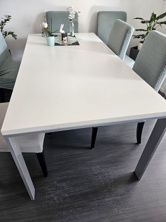 Essgruppe 6 Stühle Esstisch Mit 6 Stühlen Set Wei Produktbild-Vorschau 14
