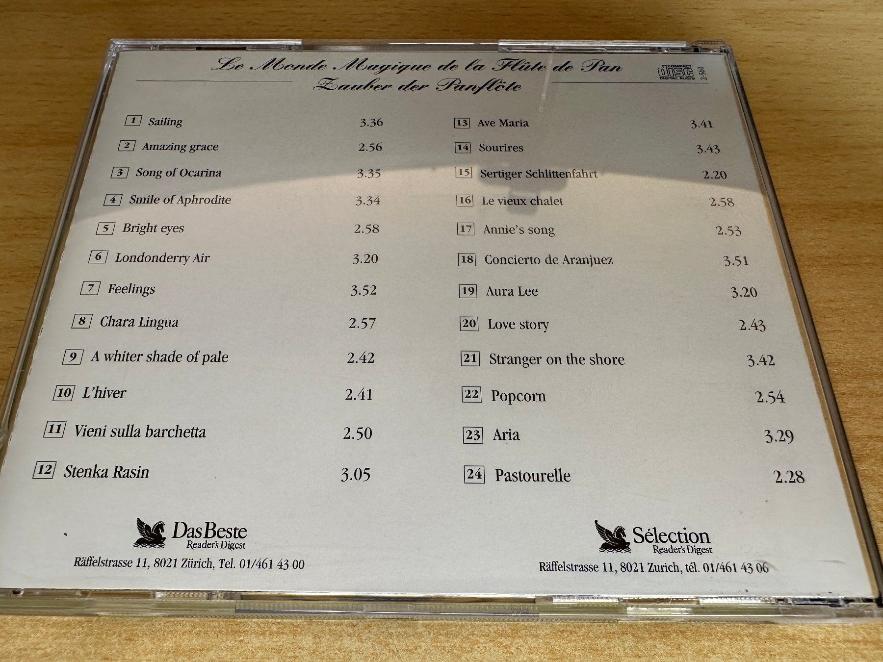 CD: C3 Zauber der Panflöte – Usato da Rikon im Tösstal venduto da Alpenmutz 1