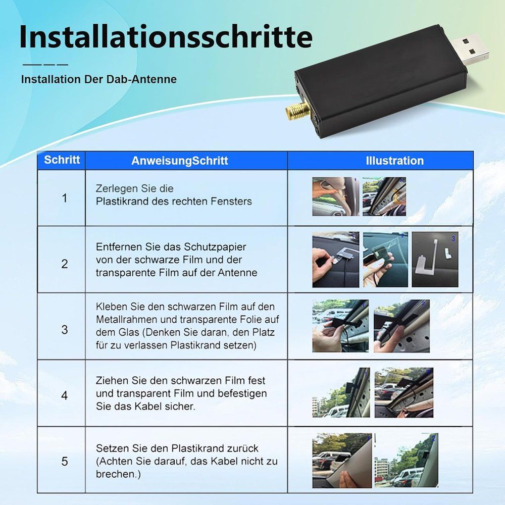 Radios: DAB+ Empfänger Modul Android Autoradio mit Antenne USB – Neuf (Voir description) à Chiasso par online.shop 7