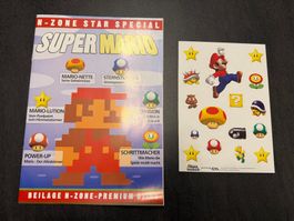 Super Mario - N-Zone Star Heft 2007 + Stickers + MP 8 Poster